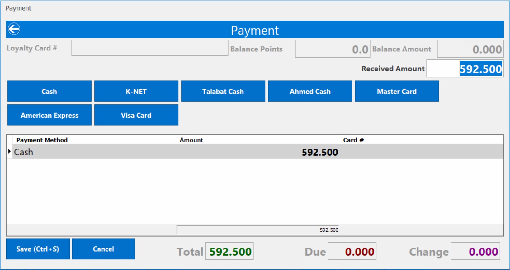 Multiple Payment Support